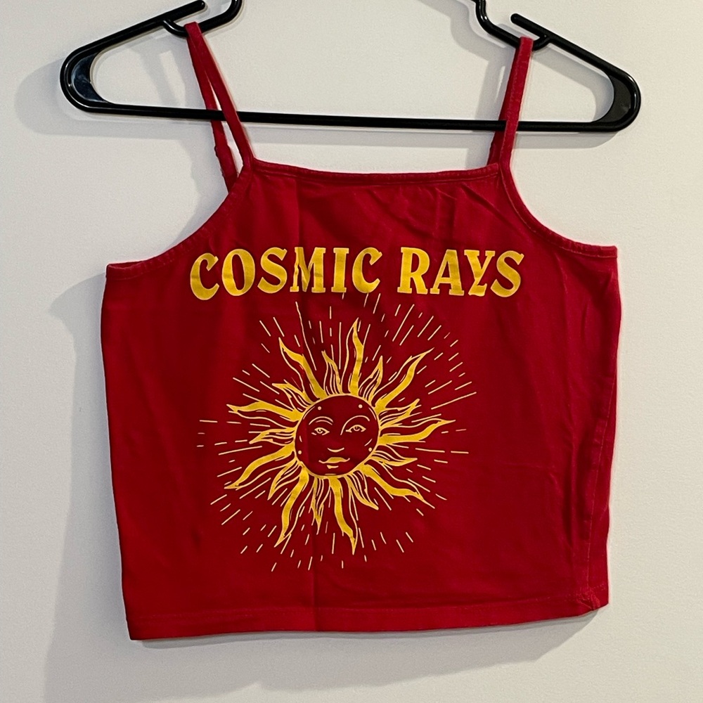 Bluenotes Cosmic Rays Crop Tank Top